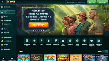 Playio Casino skjermbilde